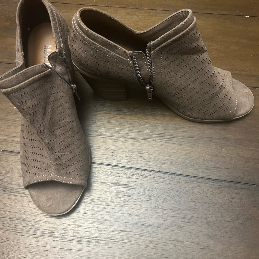 Madeline Girl Open Toe Ankle Boots